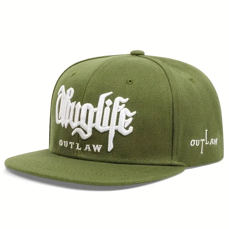 Thuglife Embroidered Adult Adjustable Hip-Hop Snapback Cap