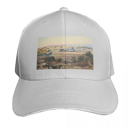 Jerusalem Sunrise Gustav Bauernfeind Baseball Cap