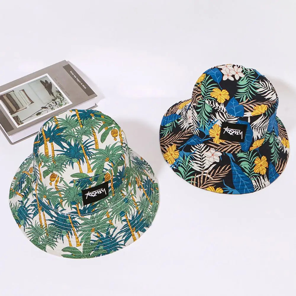 Double Sided Bucket Hat Men Women Summer