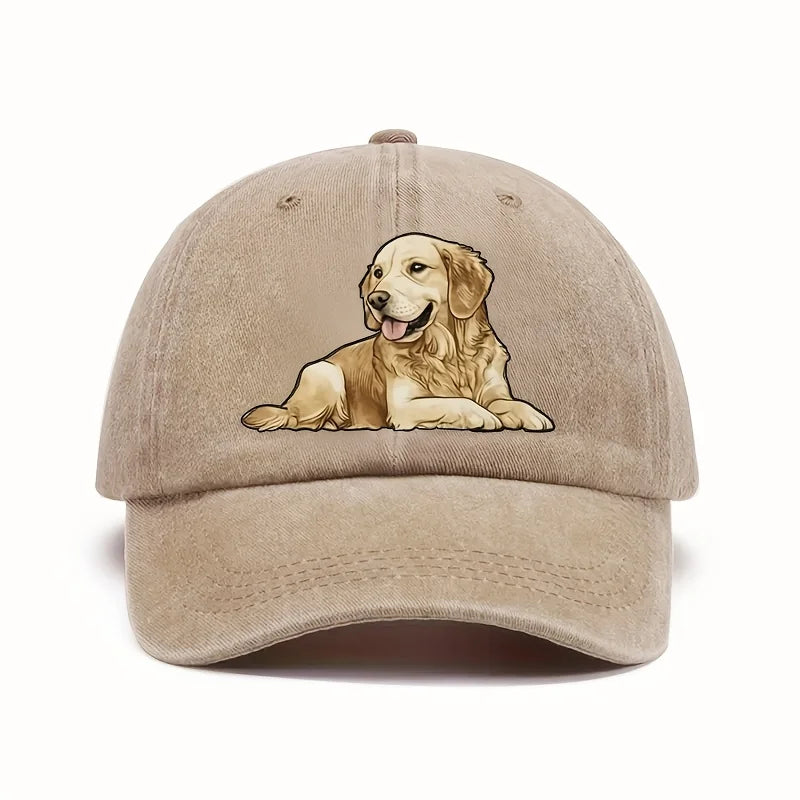 Golden Retriever Travel Baseball Cap