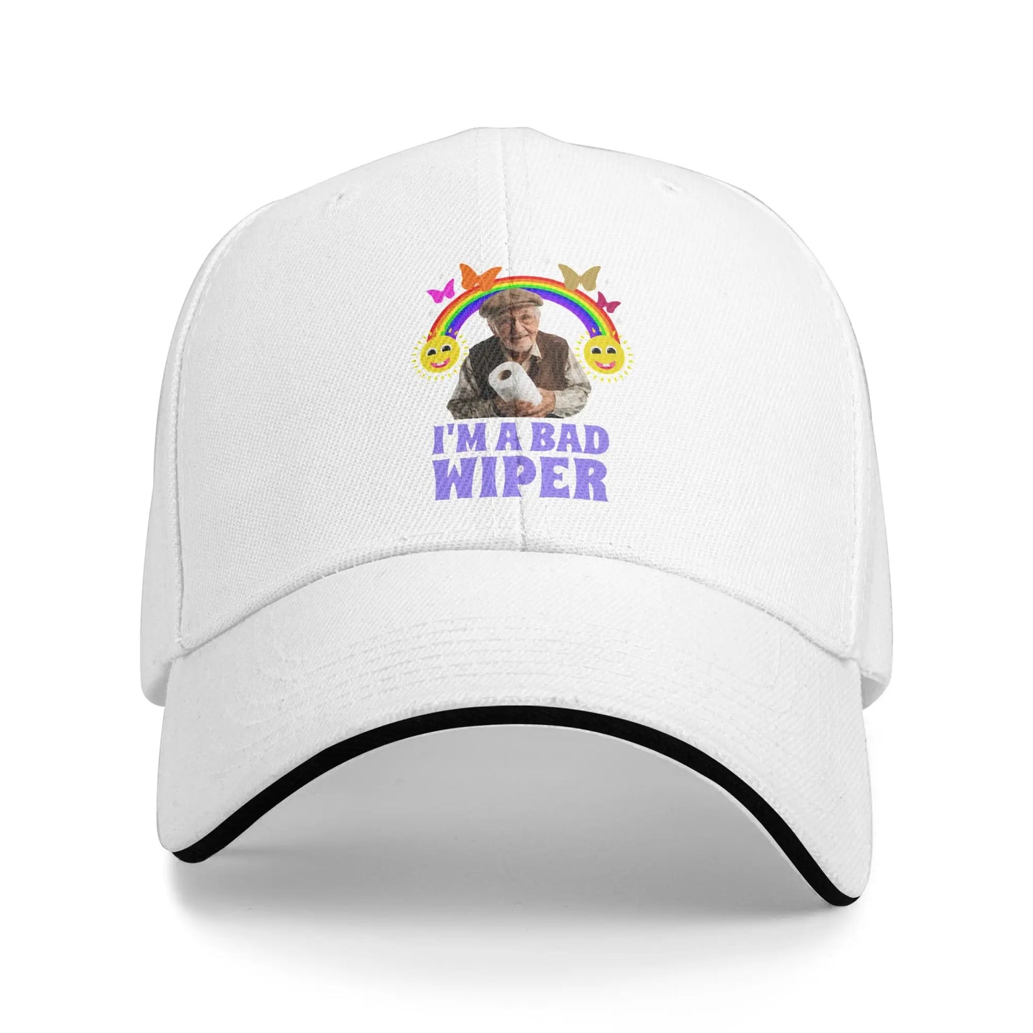I Am A Bad Wiper Humor Baseball Cap