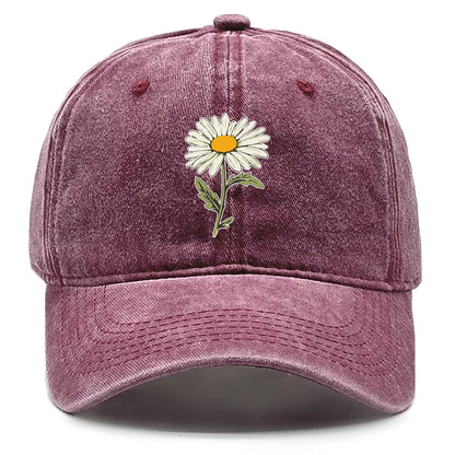 Adjustable Summer Cap For Women Men Flower Baseball Cap