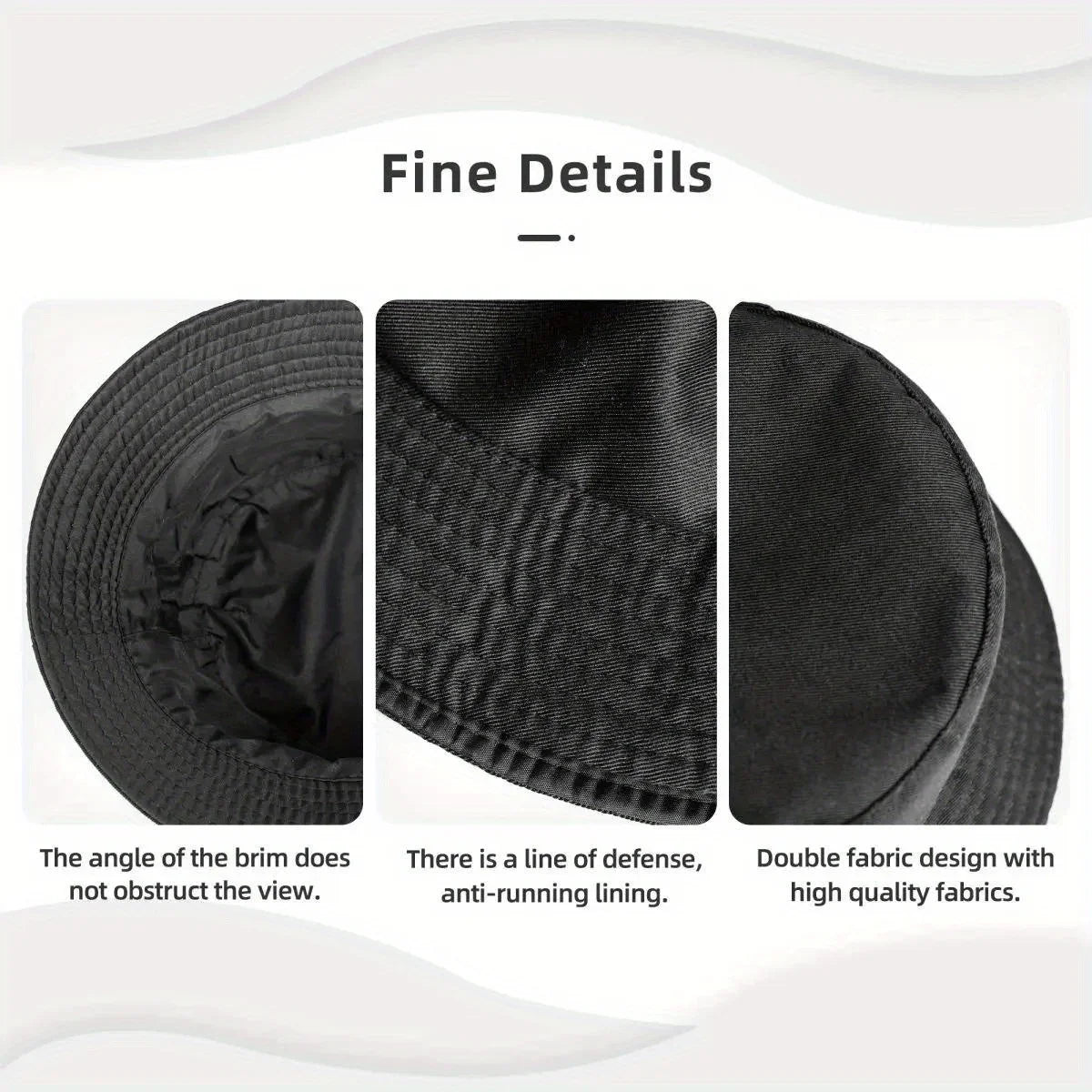 Fight Graphic Streetwear Sun Protection Bucket Hat
