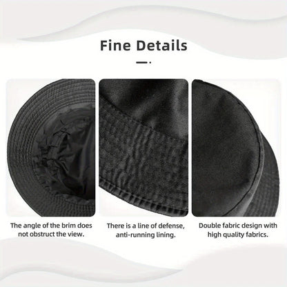 Fight Graphic Streetwear Sun Protection Bucket Hat