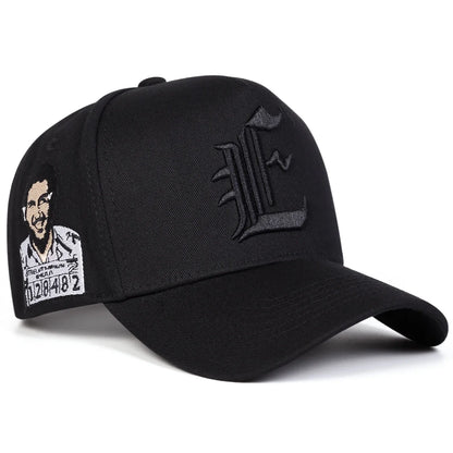 E Embroidered Baseball Cap