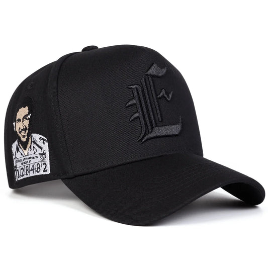 E Embroidered Baseball Cap