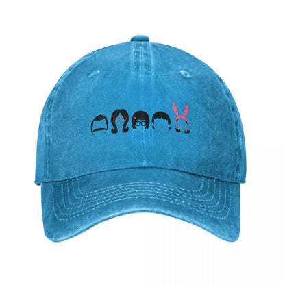 The Belcher Family Designer Black Golf Baseball Cap