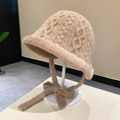 Unisex Vintage Windproof Knitted Winter Beanie Hat