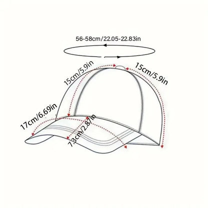 Camouflage Letter Outdoor Baseball Cap