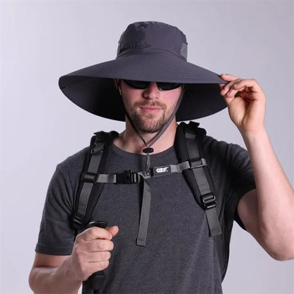 Breathable Waterproof Wide Brim Bucket Hat
