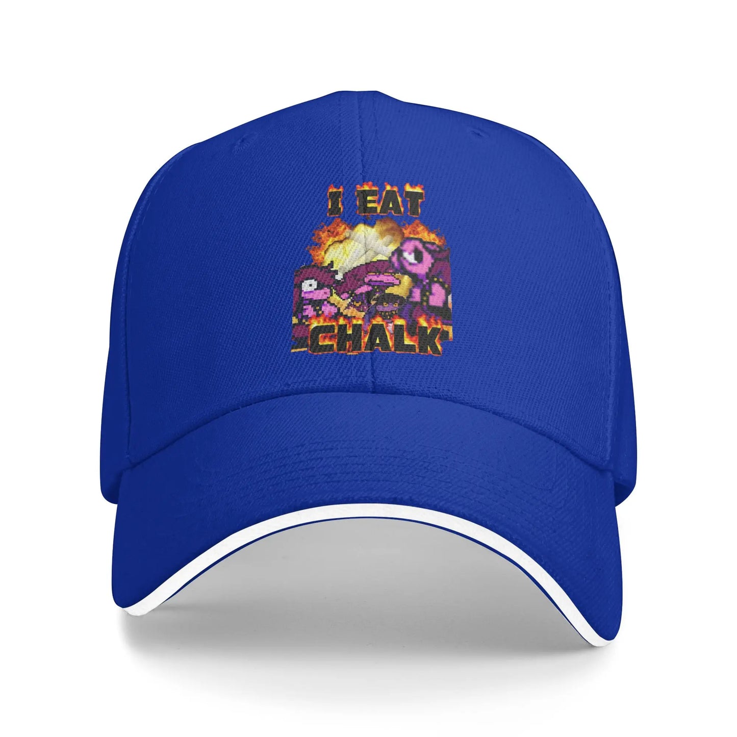 Deltarune I Eat Chalk Casual Snapback Baseball Cap