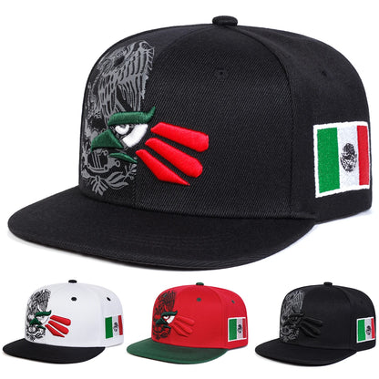 Eagle Embroidered Hip Hop Snapback Cap