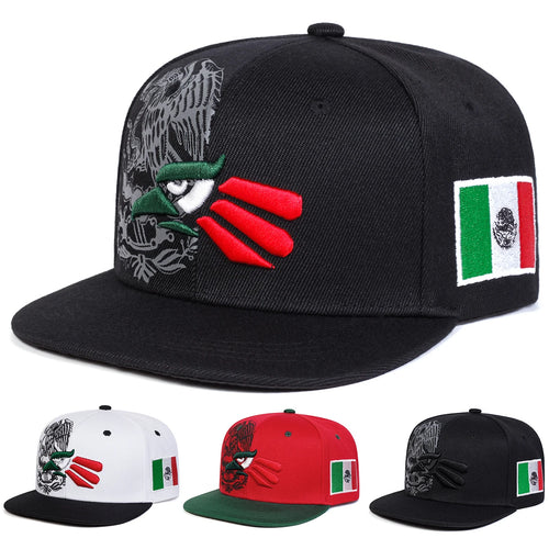 Eagle Embroidered Hip Hop Snapback Cap