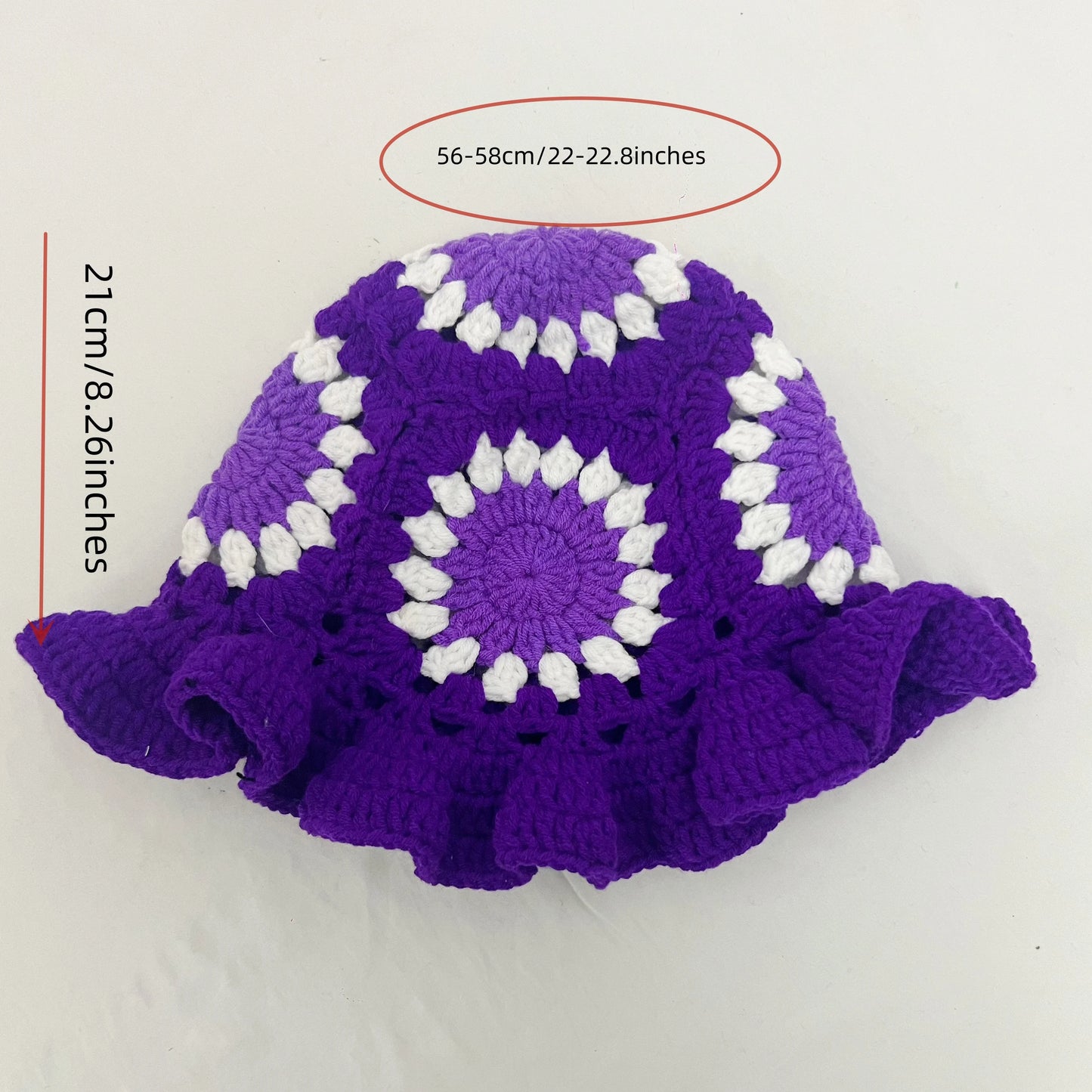 Ruffled Sunflower Crochet Bucket Hat