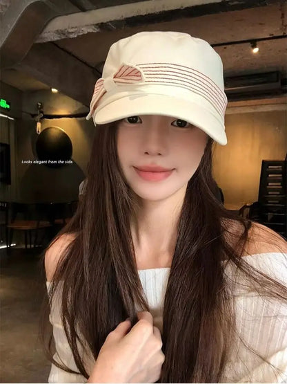 Cotton Pile Fisherman's Hat For Women Japanese Beanie Soft 56-58cm