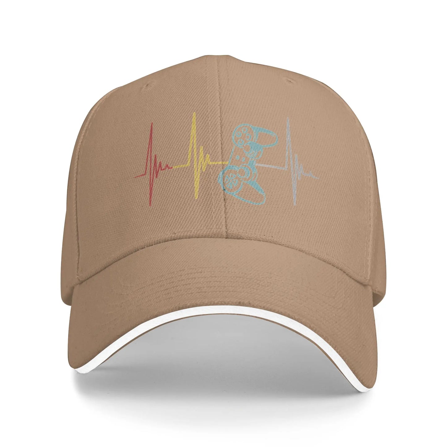 Gamer Controller Heartbeat Trucker Baseball Cap