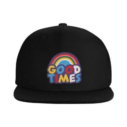 Good Times Rainbow Graphic Snapback Cap Hat