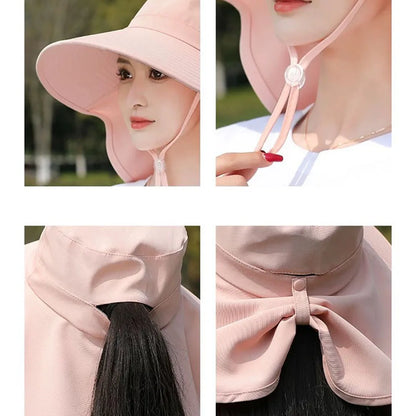 New Wide Brim Bucket Hat Summer