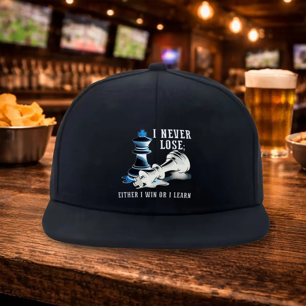 2026 Chess Inspirational Flat Brim Hip Hop Snapback Cap