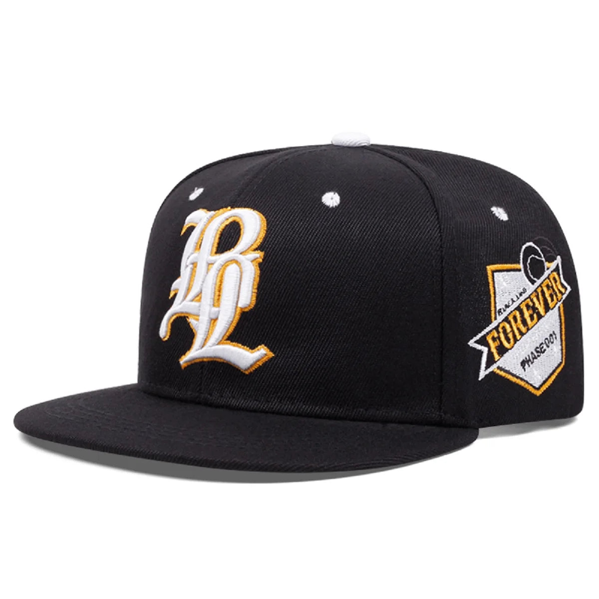 Fashion Letter Embroidered Snapback Cap