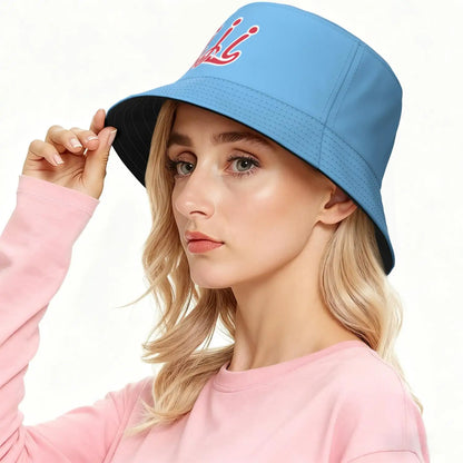 Fiji Fisherman Hats Custom Name Number Team Logo Flat Bucket Cap