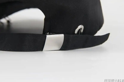 Fashion Cotton Baseball Cap Creative Piercing Ring Hip Hop Caps