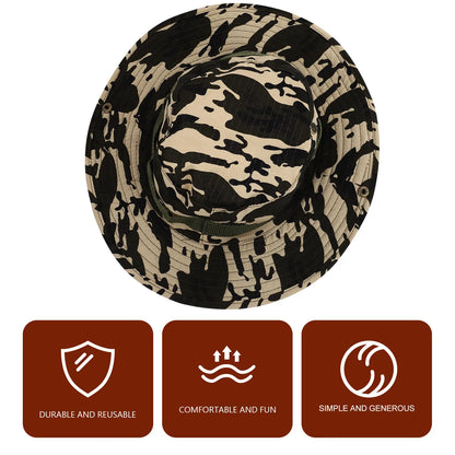 Lightweight Camouflage Breathable Fishing Bucket Hat