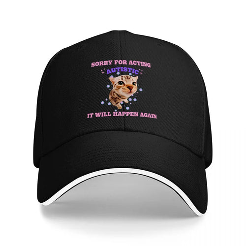 Funny Kitten Quote Baseball Cap