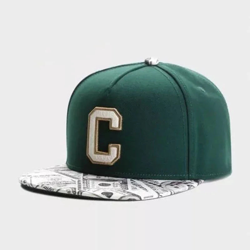 Knight Letter Embroidered Luxury Hip-Hop Snapback Cap