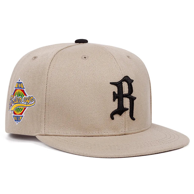 Primary Logo Embroidered Adjustable Hip-Hop Snapback Cap
