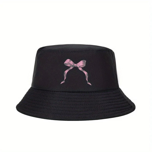 Pink Ribbon Travel Bucket Hat