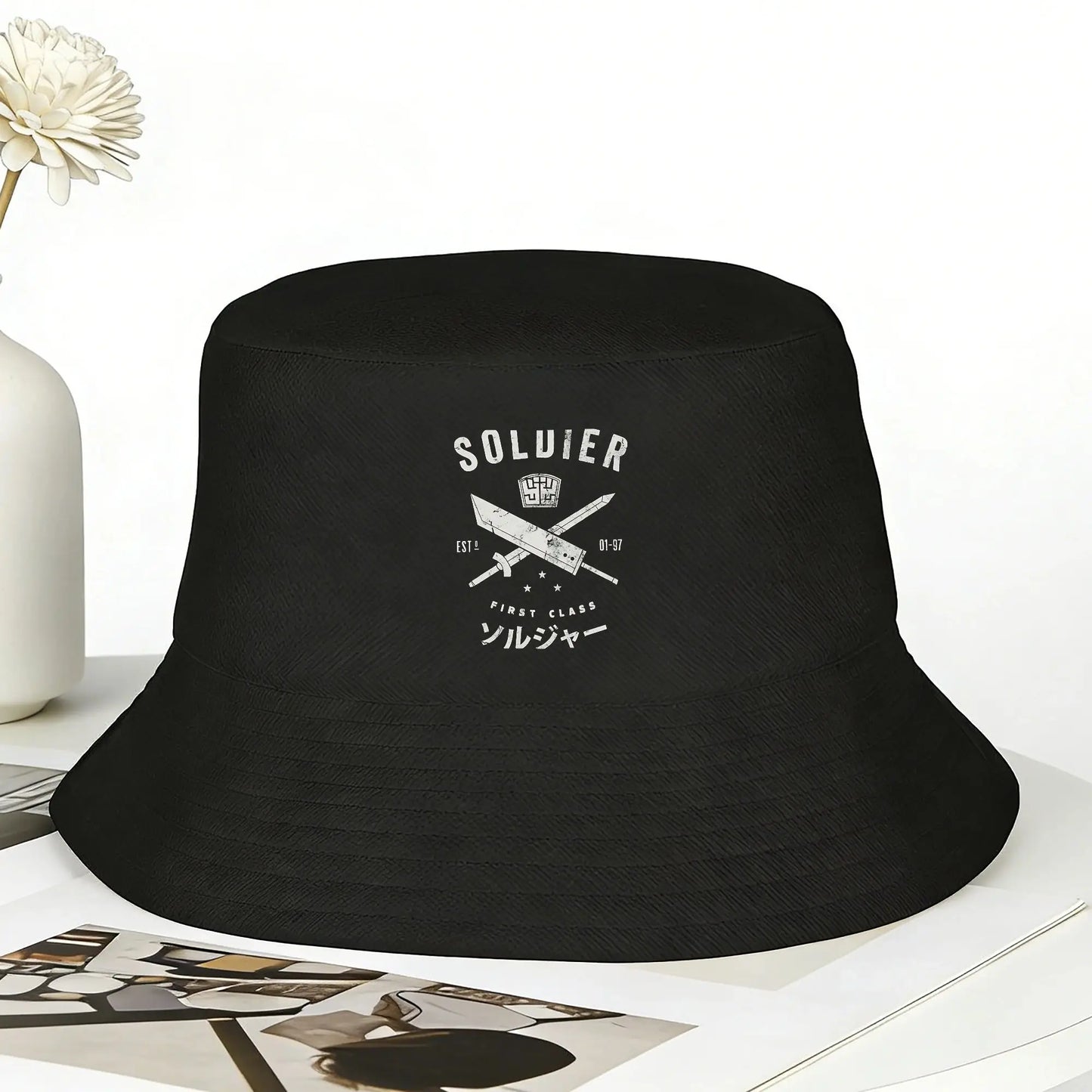 Soldier Sephiroth Breathable Graphic Outdoor Bucket Hat