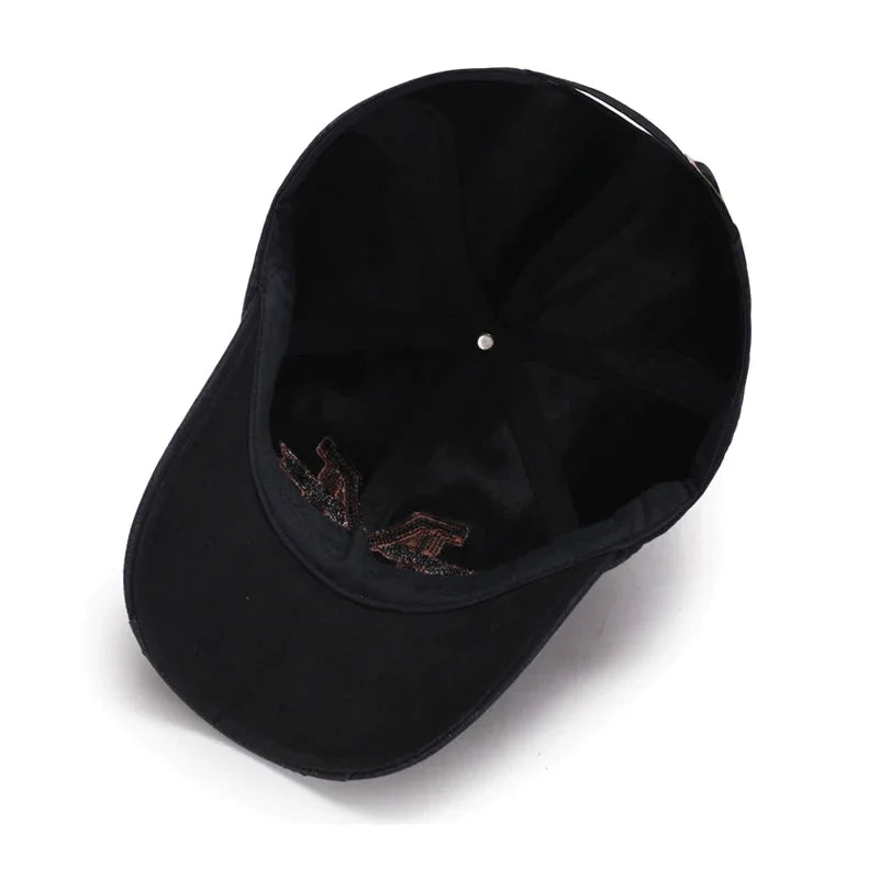 Spring And Autumn Washed Hats Mens Casual Old Baseball Caps Outdoor Embroidered Sun Hats