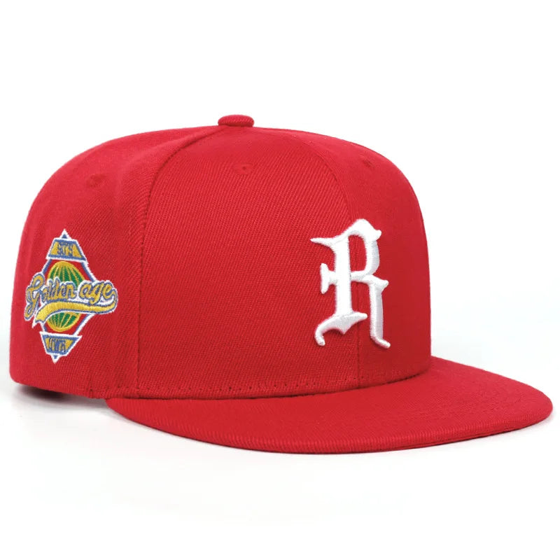 Primary Logo Embroidered Adjustable Hip-Hop Snapback Cap