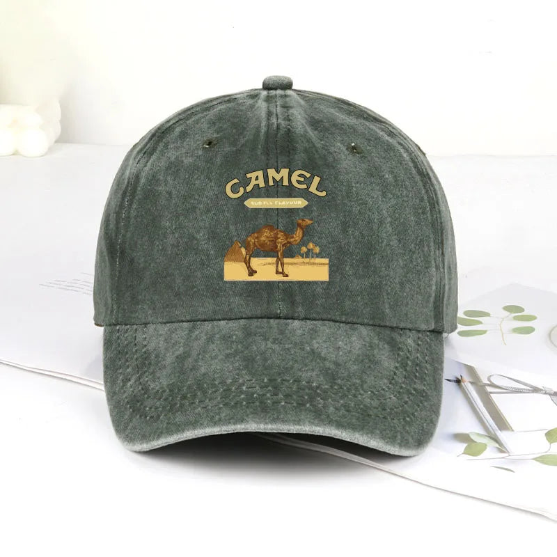 Camel Print Classic Vintage Baseball Cap