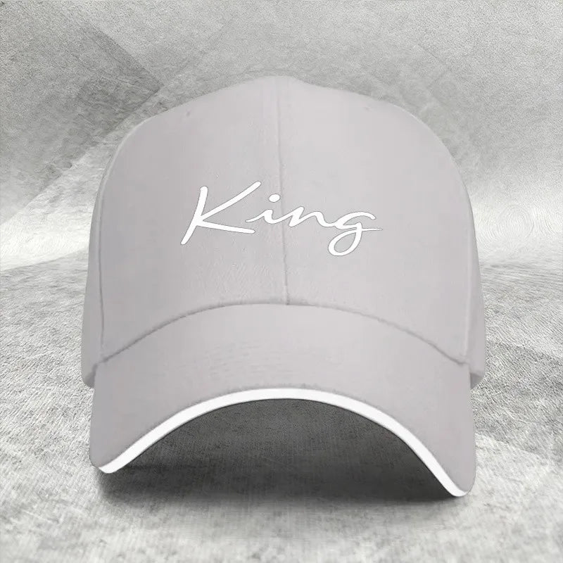 King Script Cotton Baseball Cap