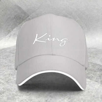 King Script Cotton Baseball Cap