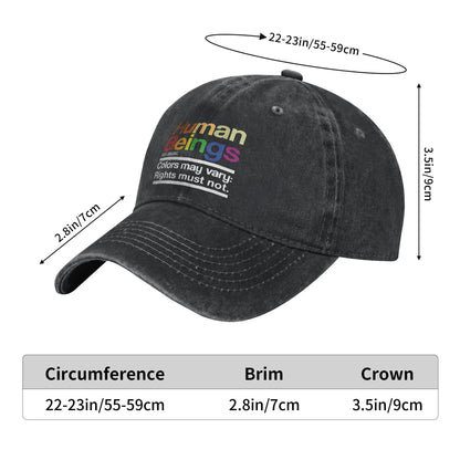 Human Being 100% Organic Y2K Cool Trucker Baseball Cap