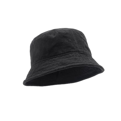 Washed Cotton Short Brim Bucket Hat