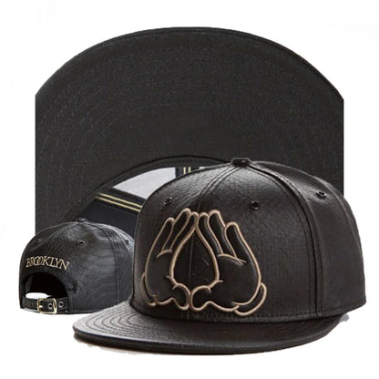 C Letter Embroidered Knight Snapback Cap