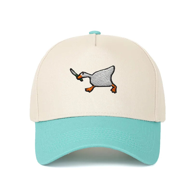 Big Goose Embroidered Colorblock Baseball Cap