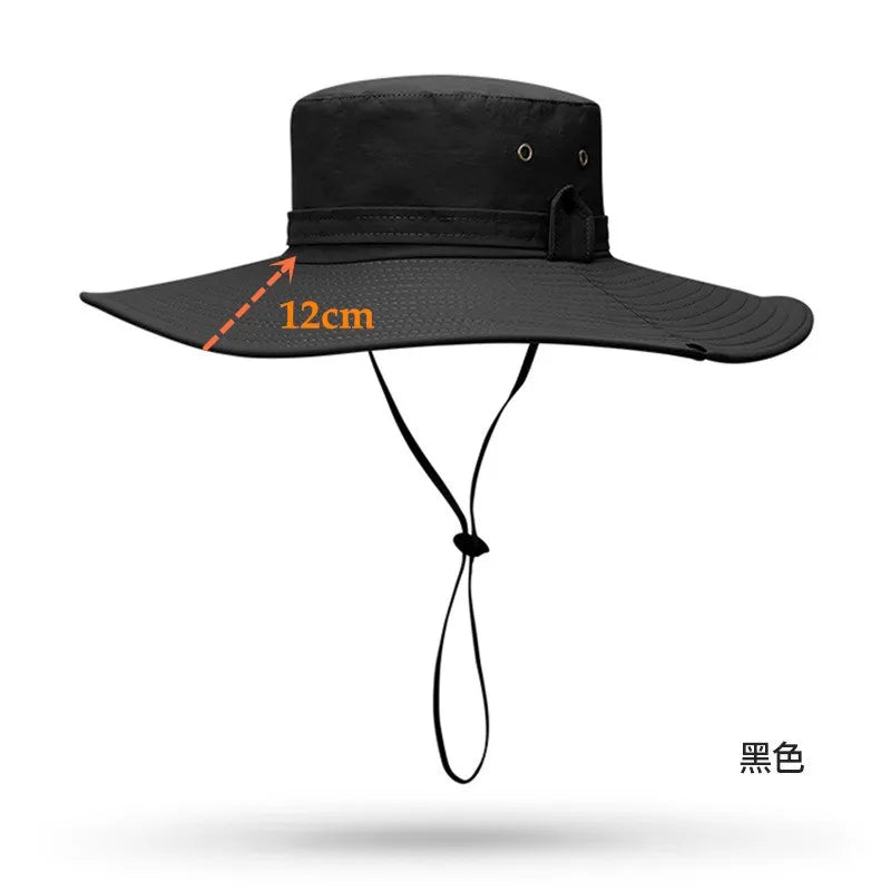 Waterproof Anti-UV Large Brim Bucket Hat