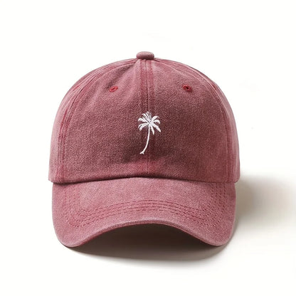 1pc Retro Washed Embroidered Baseball Caps For Women