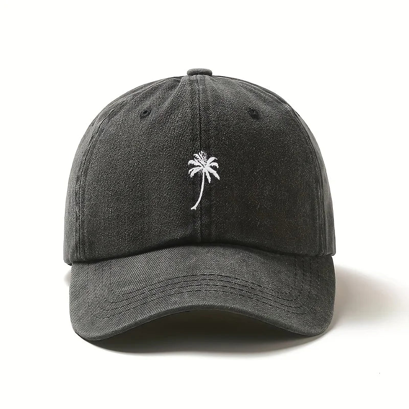 1pc Retro Washed Embroidered Baseball Caps For Women