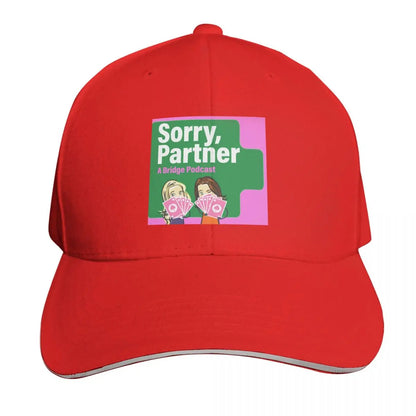 Sorry Partner Vintage Embroidered Baseball Cap