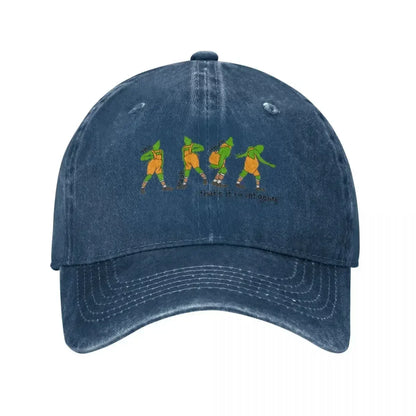 I’m Not Going Retro Washed Denim Cowboy Baseball Cap