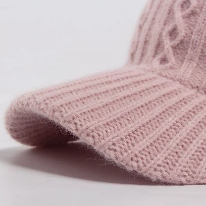 New Knitted Baseball Cap Women Fashion Men