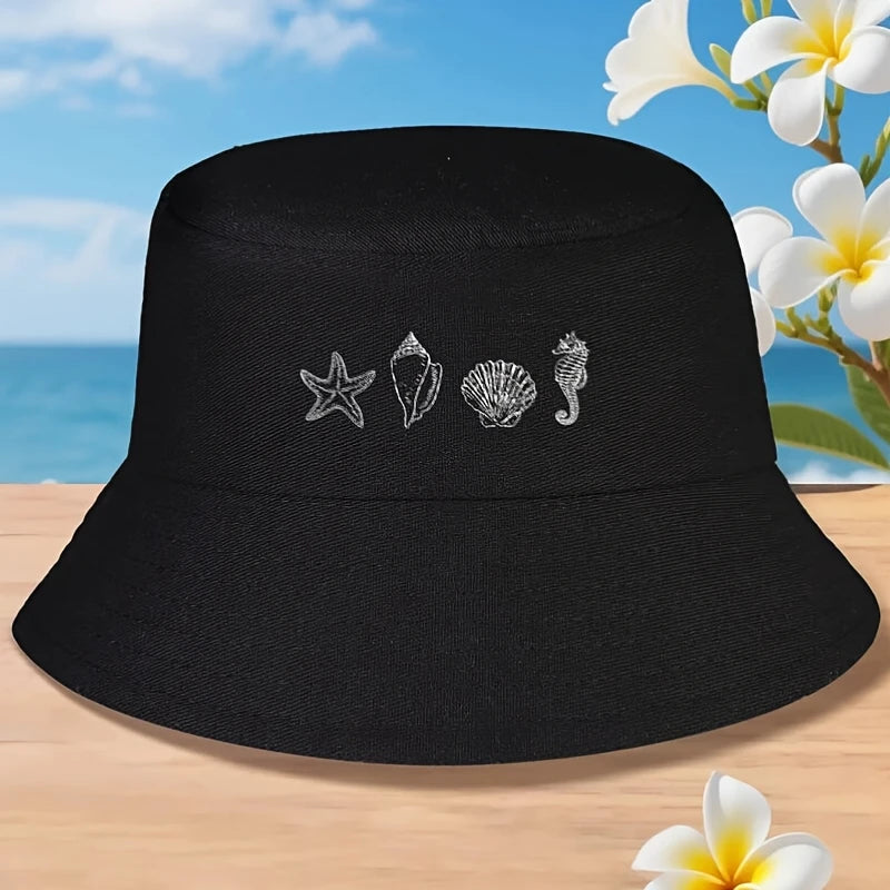 Nautical Marine Life Summer Bucket Hat