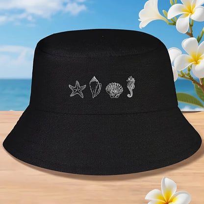 Nautical Marine Life Summer Bucket Hat