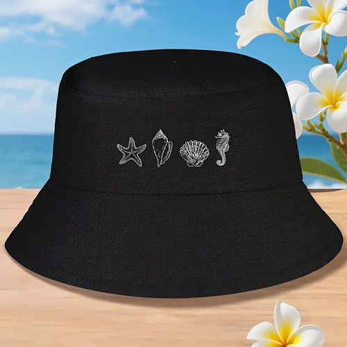 Nautical Marine Life Summer Bucket Hat